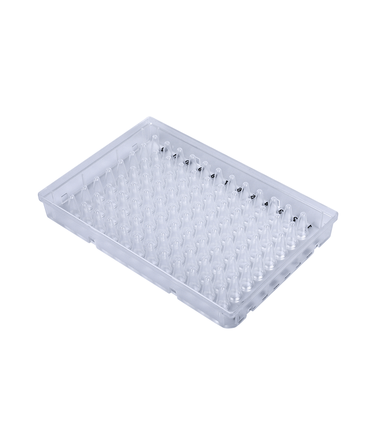 PCR20-C-96-FS-BC Placa de PCR de faldón completo de 96 pocillos transparente de 0,2 ml