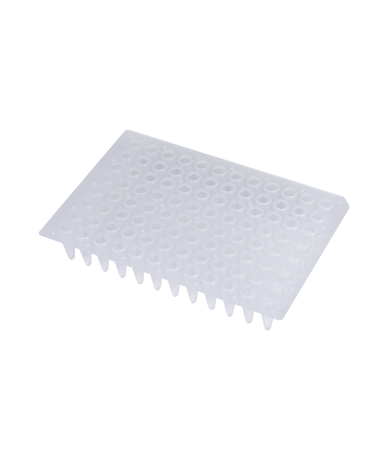 PCR20-C-96-NS Placa de PCR transparente de 96 pocillos sin faldón de 0,2 ml